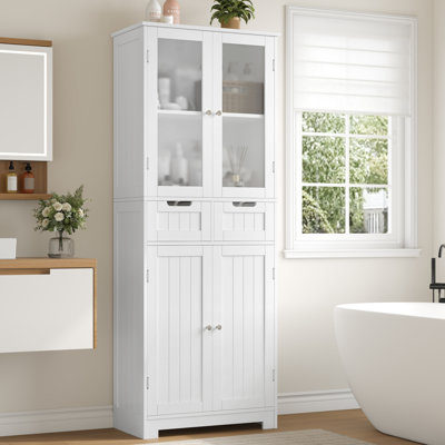 Zipcode Design™ Hunsberger 23.6'' W x 67'' H x 11.4'' D Linen